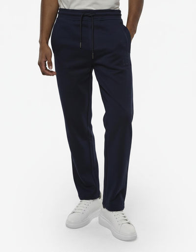 Pantaloni in felpa con ricamo in tono