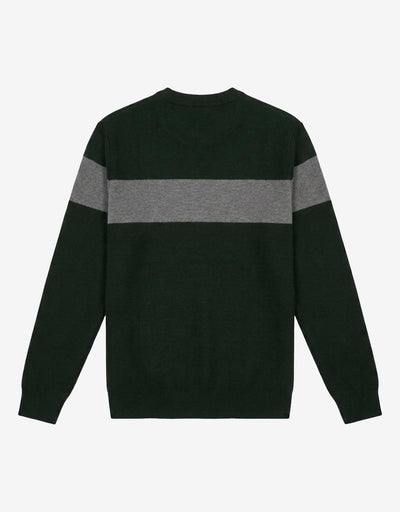 Maglia mezzo collo bicolore in viscosa