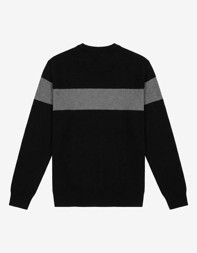 Maglia mezzo collo bicolore in viscosa