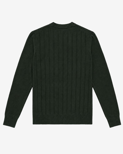 Maglia girocollo a righe in viscosa