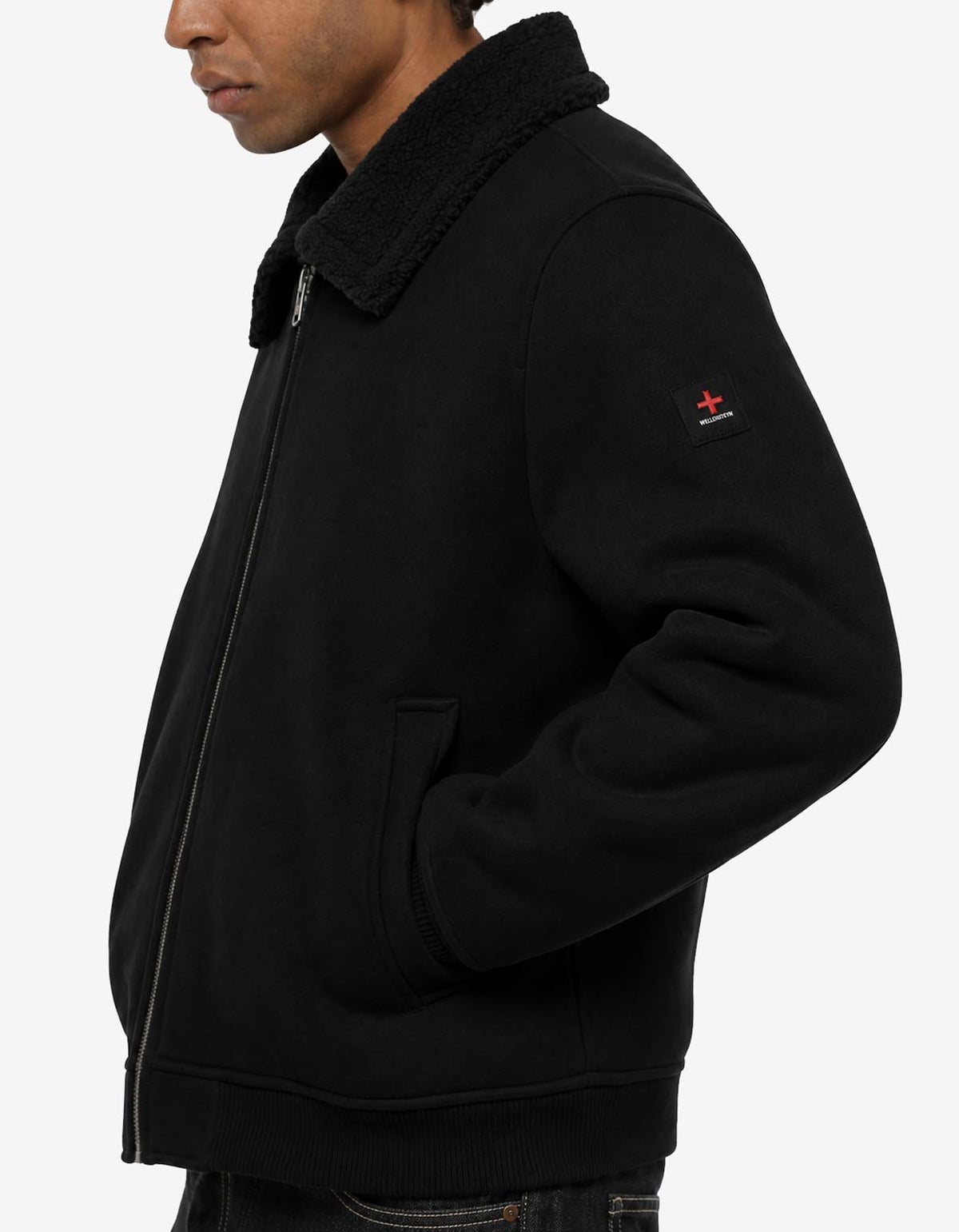 Giubbotto in ecomontone con zip