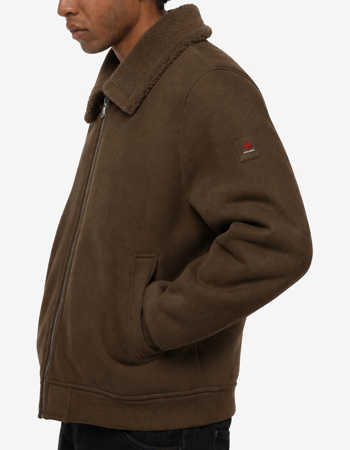 Giubbotto in ecomontone con zip