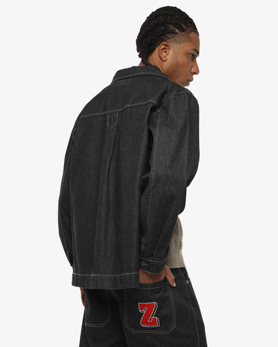 Overshirt in denim lavaggio zero