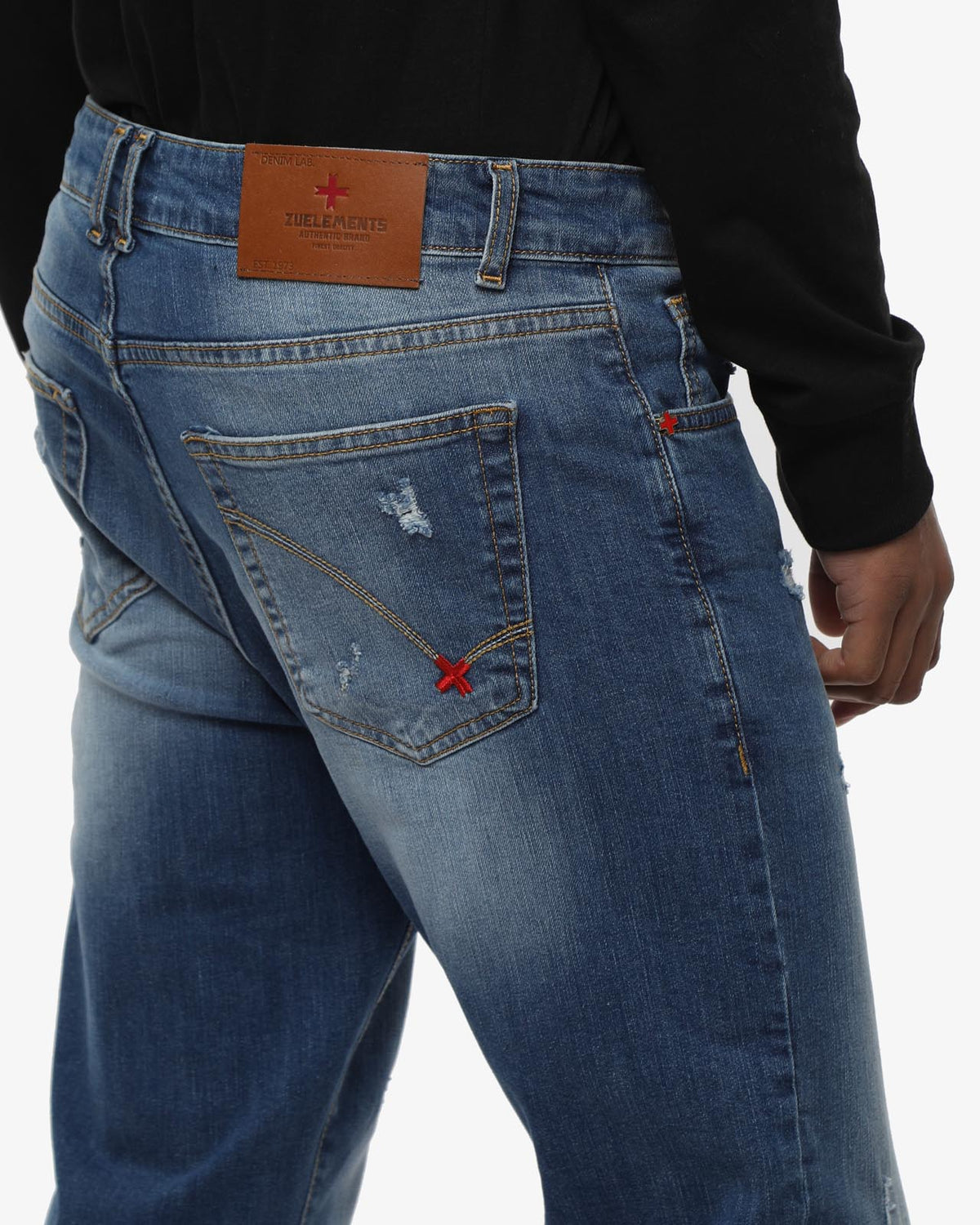 Jeans capri fit Cocker medium blue