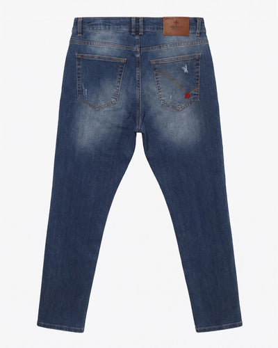 Jeans capri fit Cocker medium blue