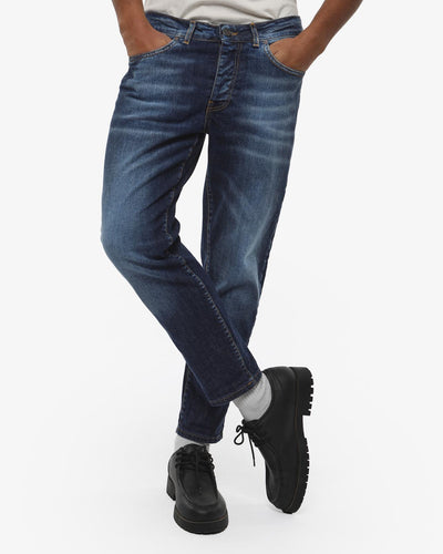 Jeans capri fit Cocker dark blue