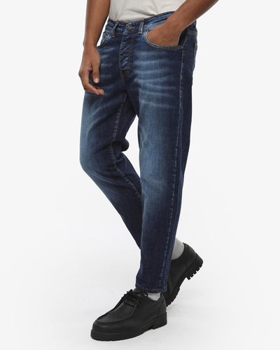 Jeans capri fit Cocker dark blue