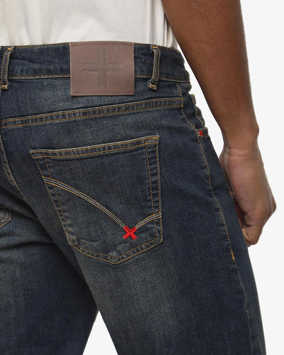 Jeans slim fit Sammy blue sand