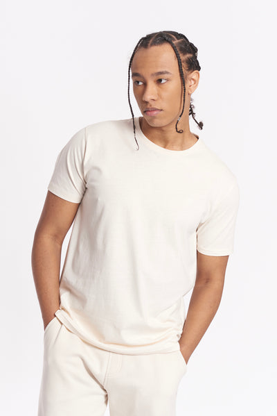 T-Shirt con ricamo tono su tono