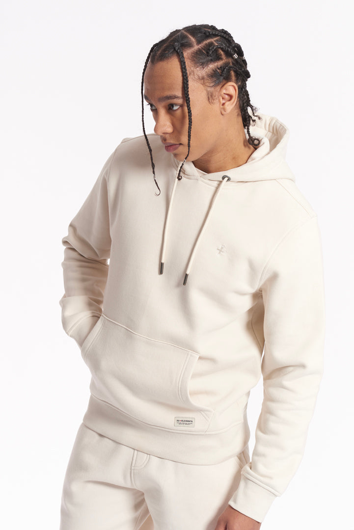 Felpa con cappuccio e micrologo in tono