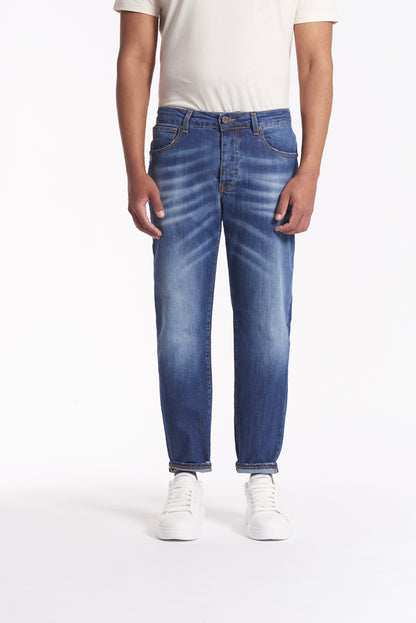 Jeans Cropped - Medium Blue