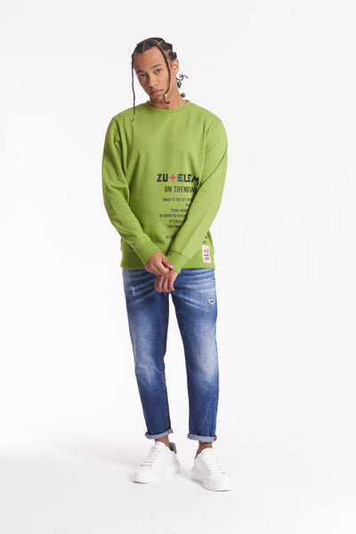 Felpa girocollo "On Trend since 1973"