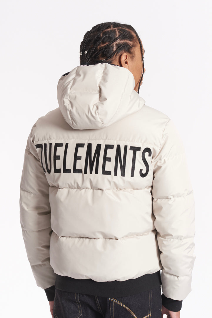 Jacket with hood and logo on back – Zu Elements