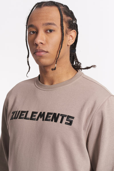 Felpa Girocollo Zu ricamato