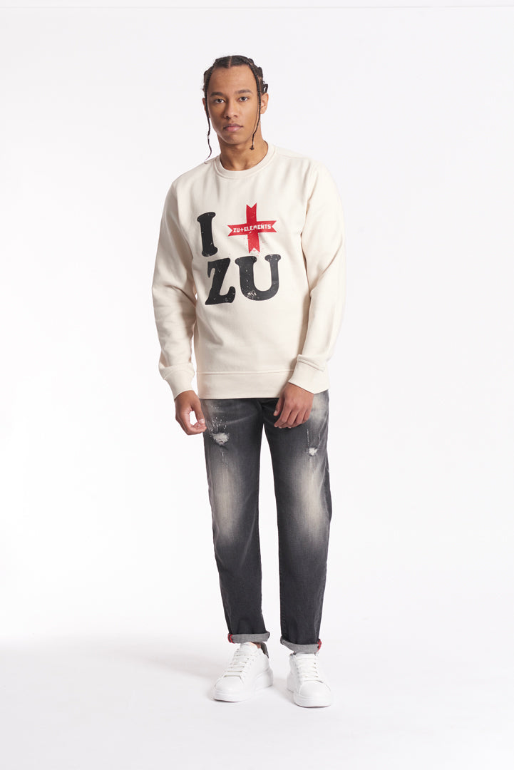 Felpa Girocollo "Loving Zu"