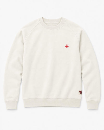 Felpa Carbon girocollo con manica raglan
