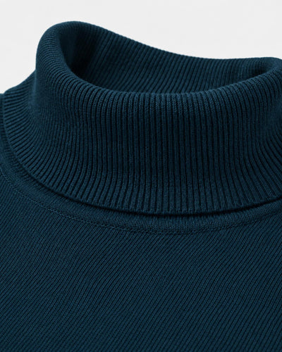 Maglia Collo alto con finiture a coste