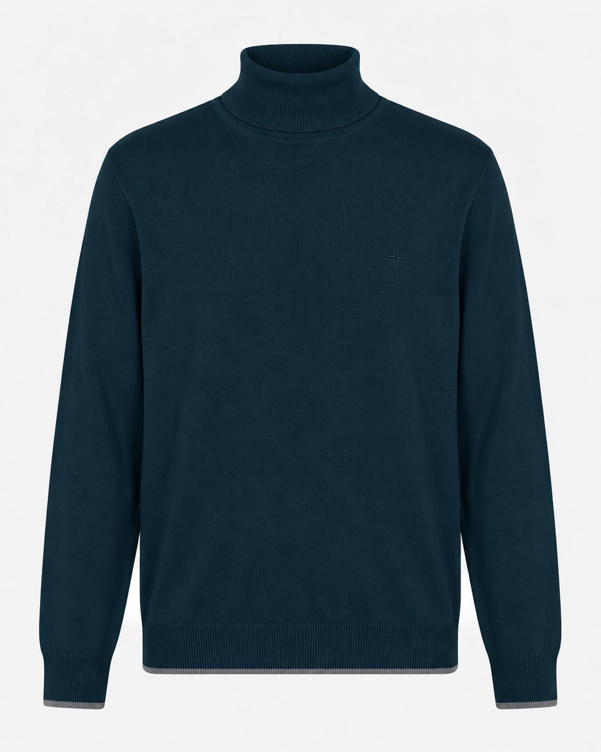 Maglia Collo alto con finiture a coste