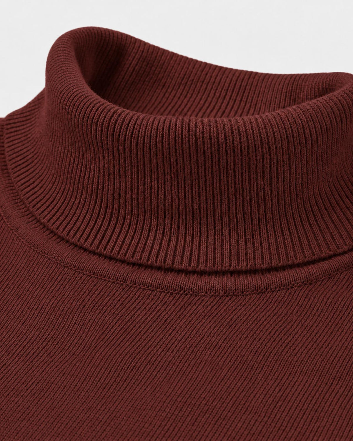 Maglia Collo alto con finiture a coste