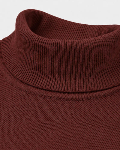 Maglia Collo alto con finiture a coste