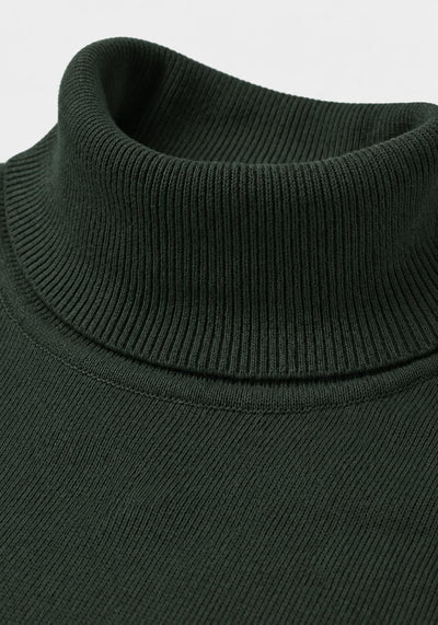 Maglia Collo alto con finiture a coste