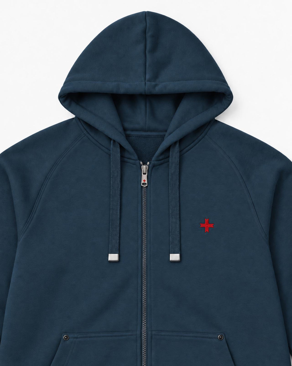 Felpa Carbon con cappuccio e zip