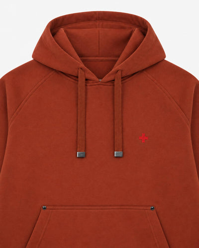 Felpa Carbon con cappuccio e manica raglan