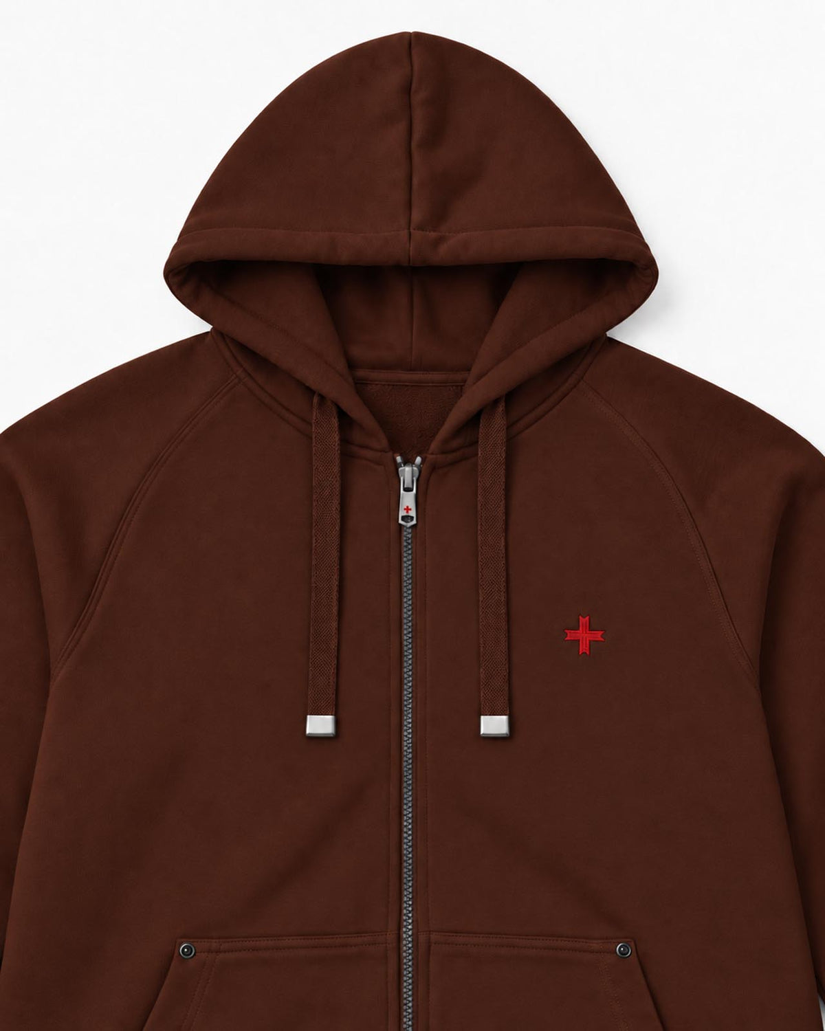 Felpa Carbon con cappuccio e zip