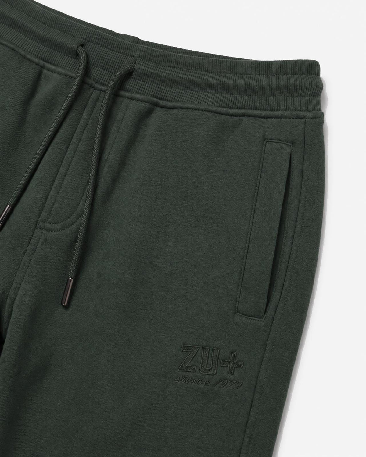 Pantaloni in felpa con ricamo in tono