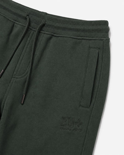 Pantaloni in felpa con ricamo in tono
