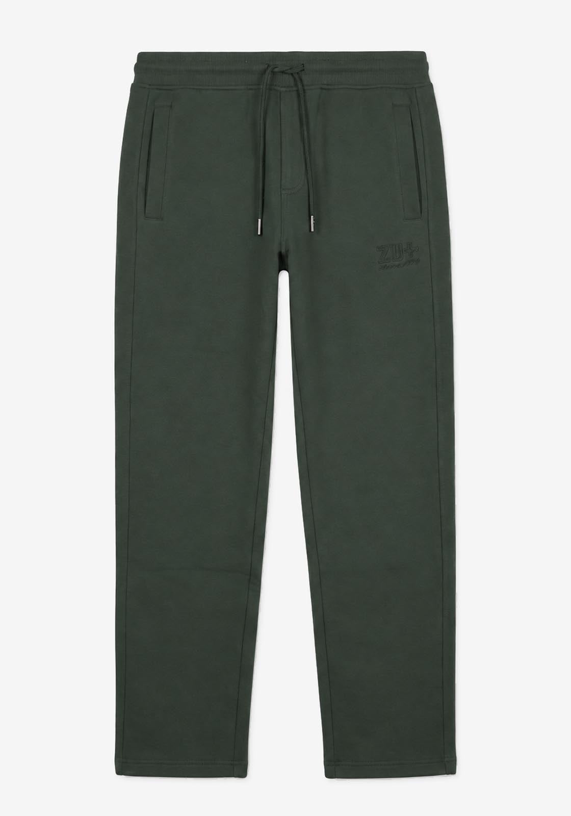 Pantaloni in felpa con ricamo in tono