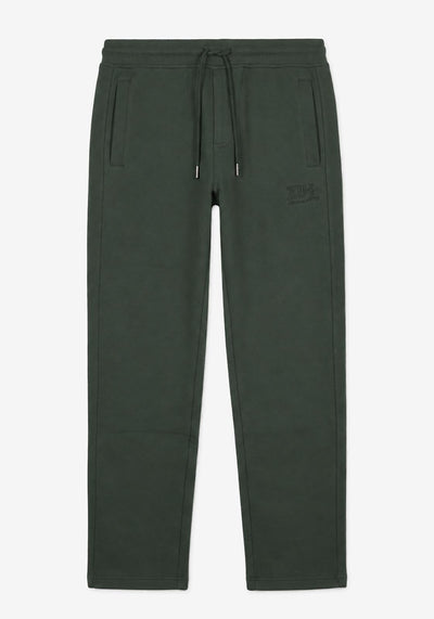 Pantaloni in felpa con ricamo in tono