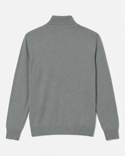 Maglia Collo alto con finiture a coste