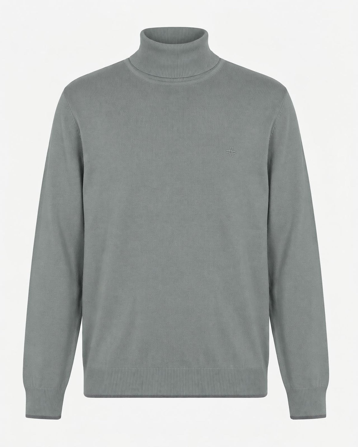 Maglia Collo alto con finiture a coste