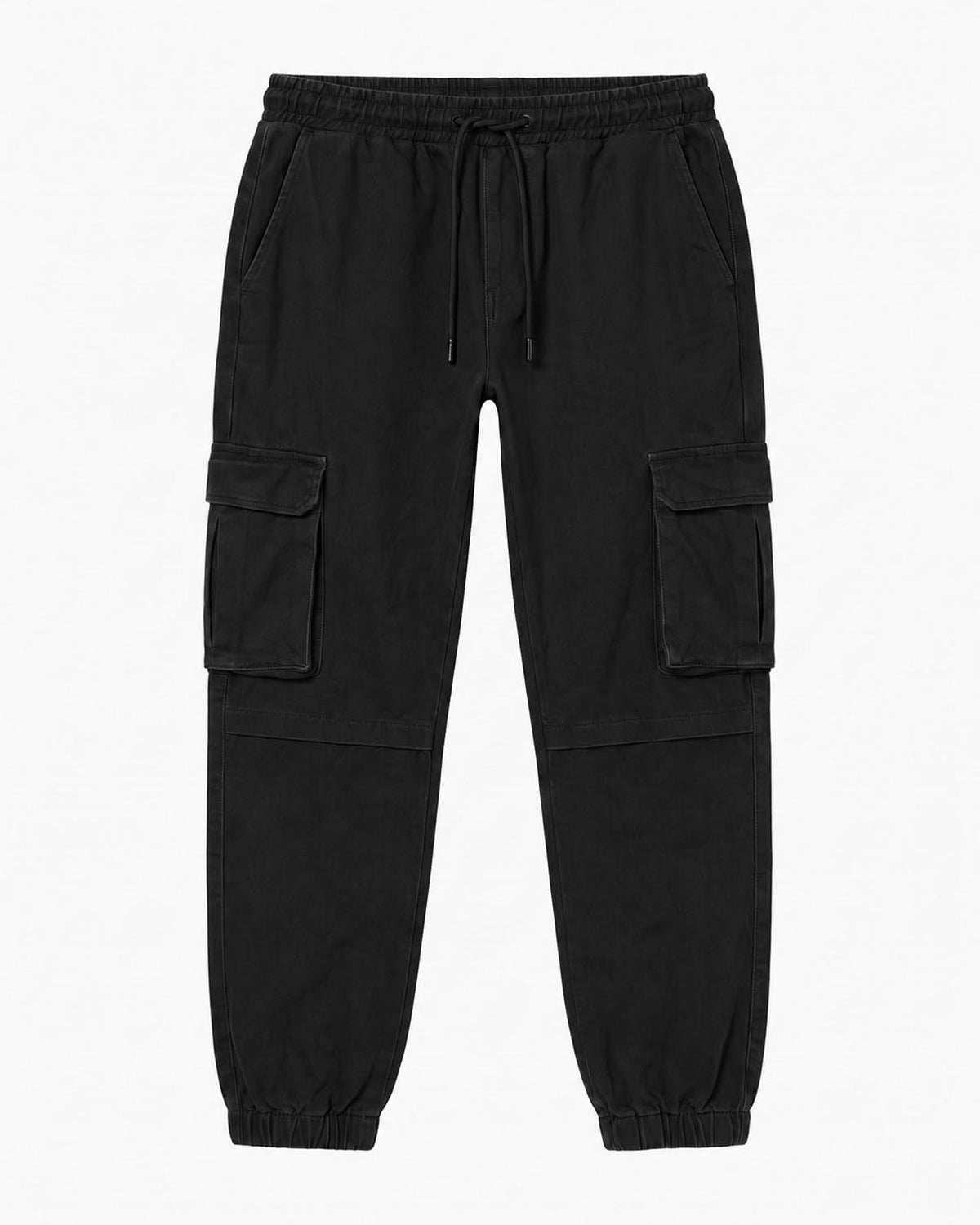 Pantaloni jogger cargo slim fit military