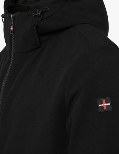 Giubbotto softshell con cappuccio