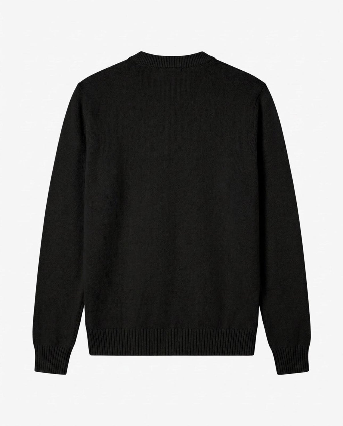 Maglia girocollo con ricamo in tono