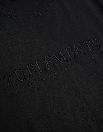T-shirt a mezze maniche con ricamo in tono