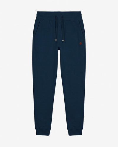 Pantaloni in felpa Carbon con logo ricamato
