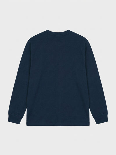 T-shirt a maniche lunghe con logo ricamato