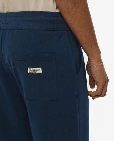 Pantaloni felpa con logo ricamato sul davanti, vita e fondo a coste