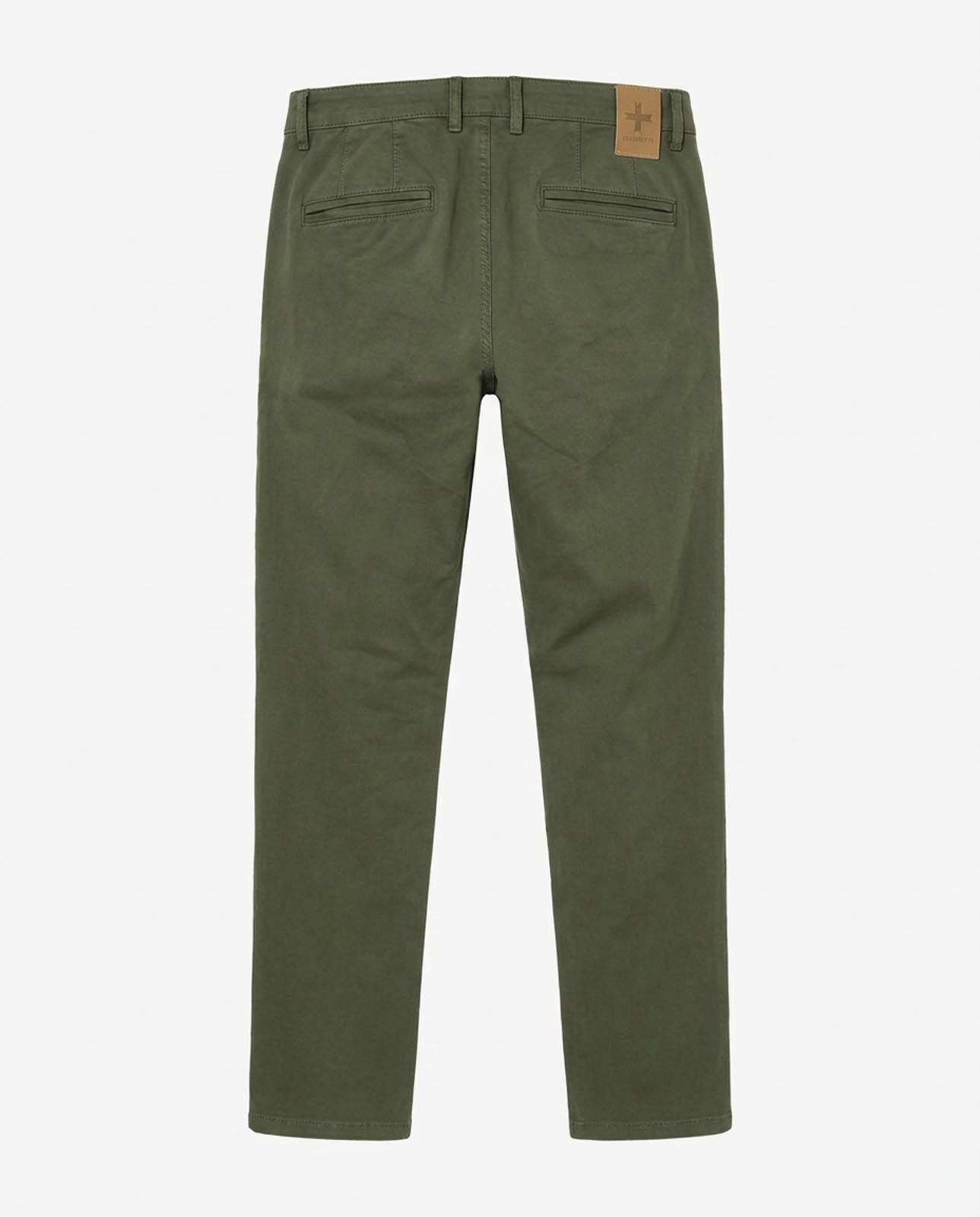 Pantaloni chino slim fit con dettagli logati