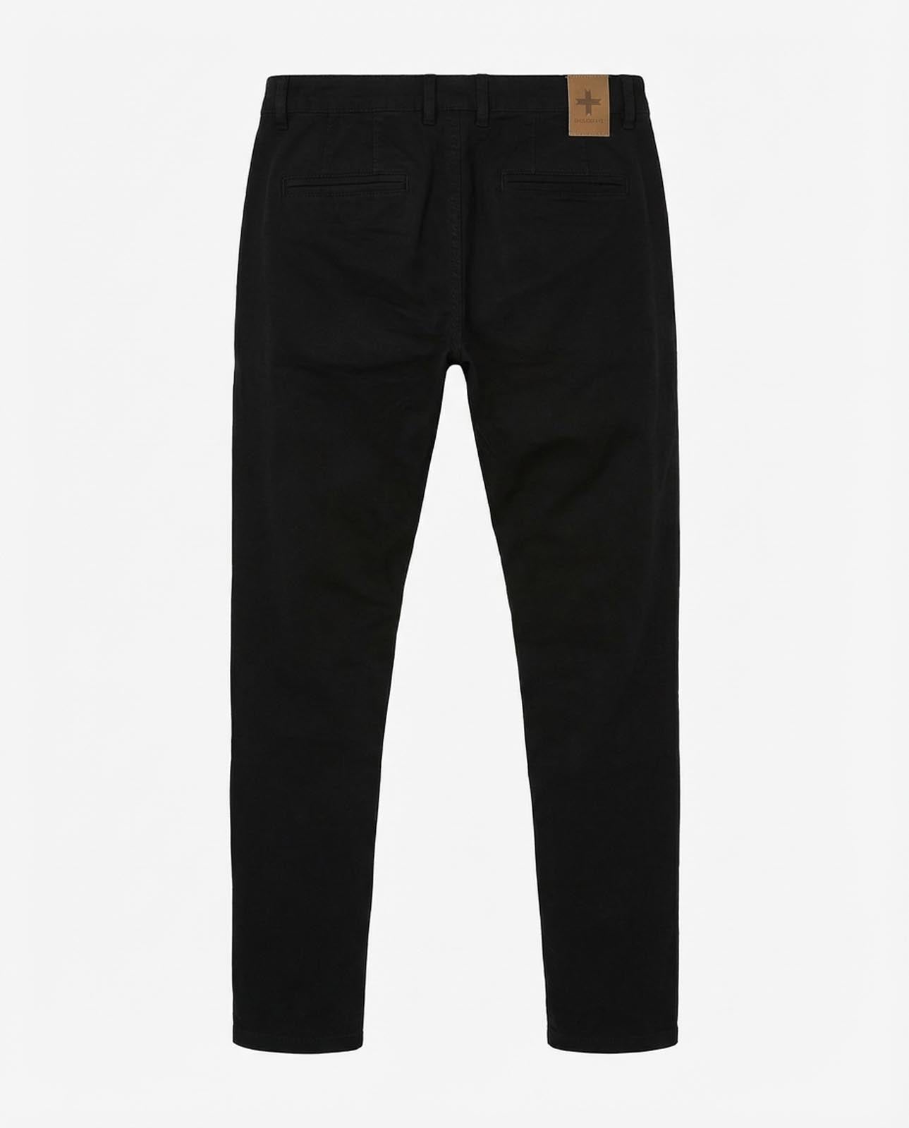 Pantaloni chino slim fit con dettagli logati