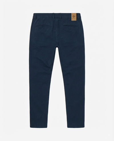 Pantaloni chino slim fit con dettagli logati