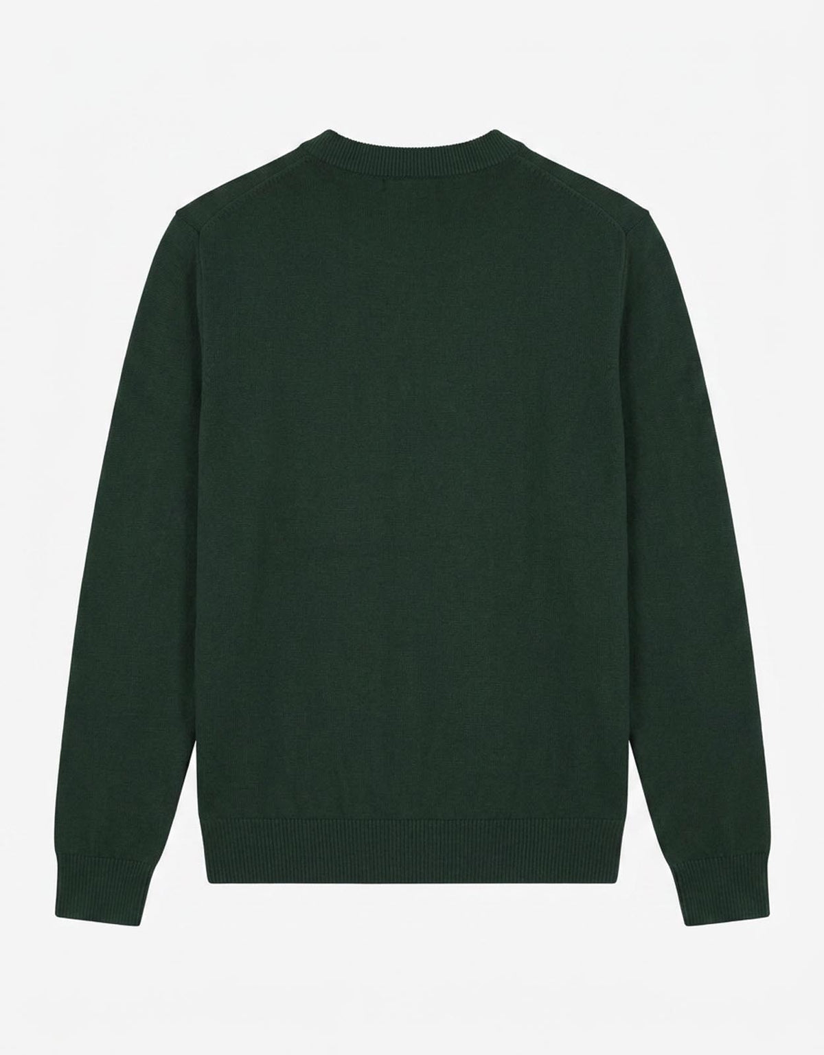 Maglia mezzo collo in viscosa con ricamo a contrasto
