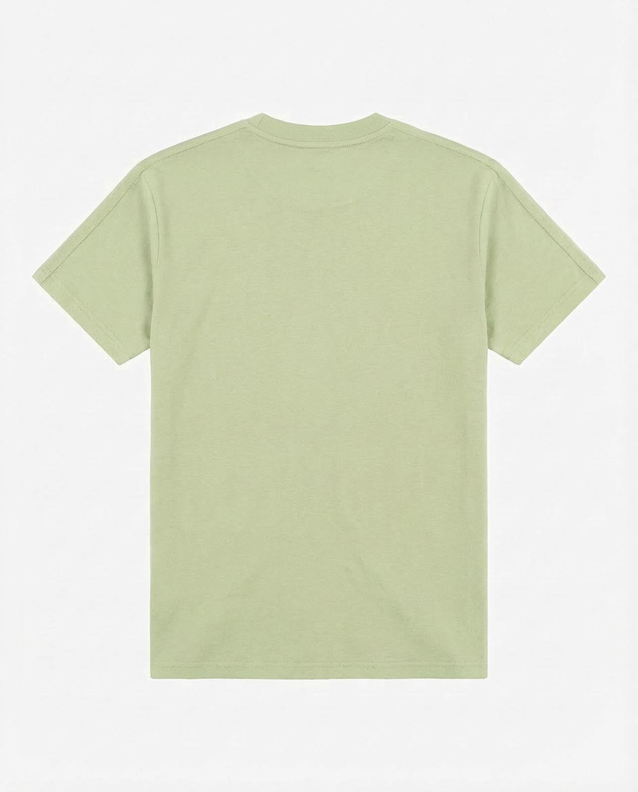 T-shirt girocollo maniche corte, stampa e ricamo frontale, bandina laterale in gross grain