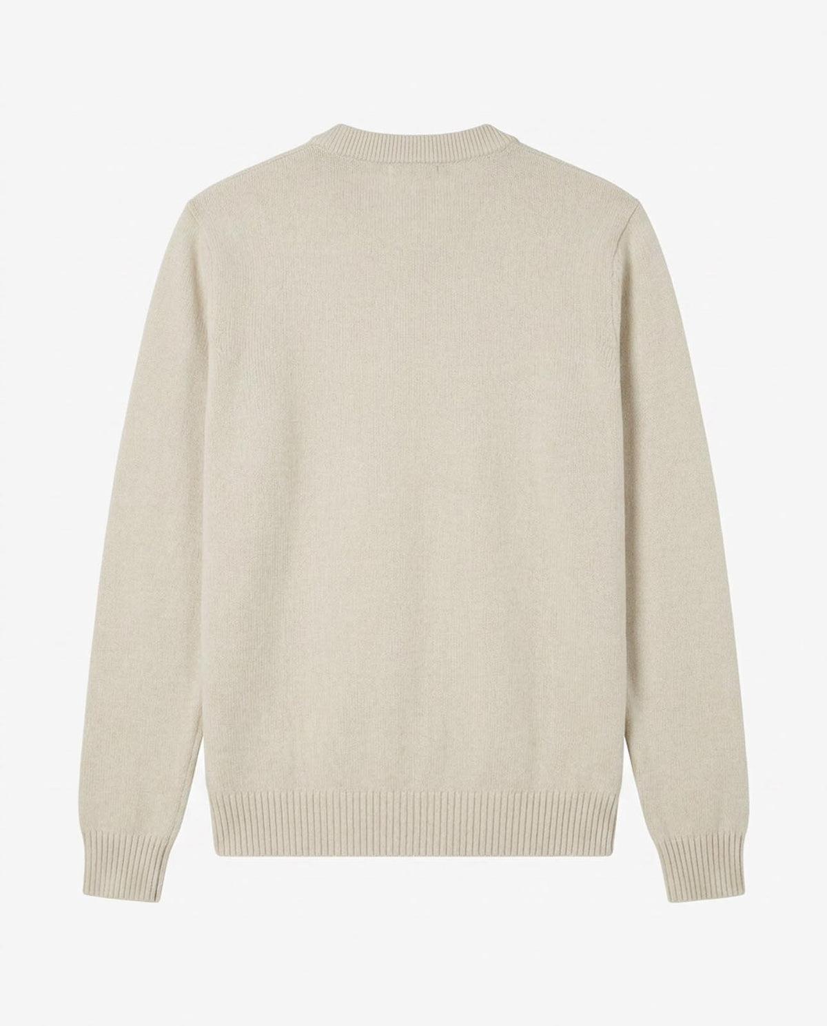 Maglia girocollo con ricamo in tono