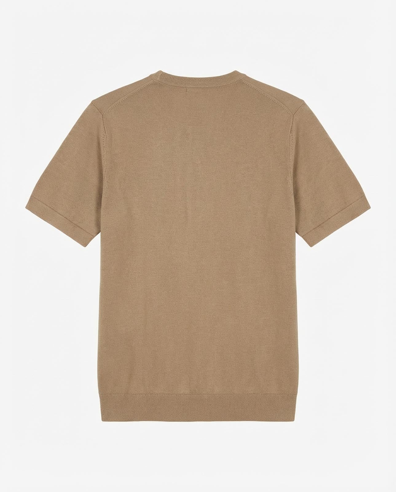 T-shirt in maglia maniche corte girocollo