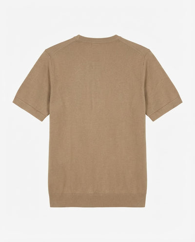 T-shirt in maglia maniche corte girocollo