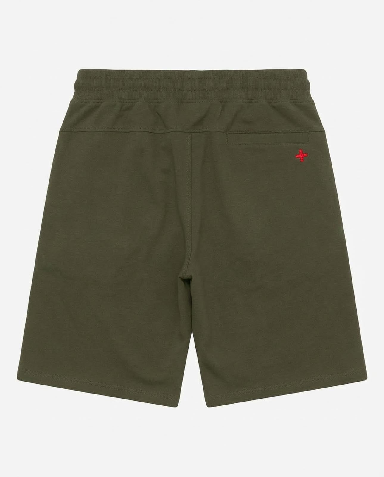 Bermuda felpa relaxed fit, tasche con zip waterproof